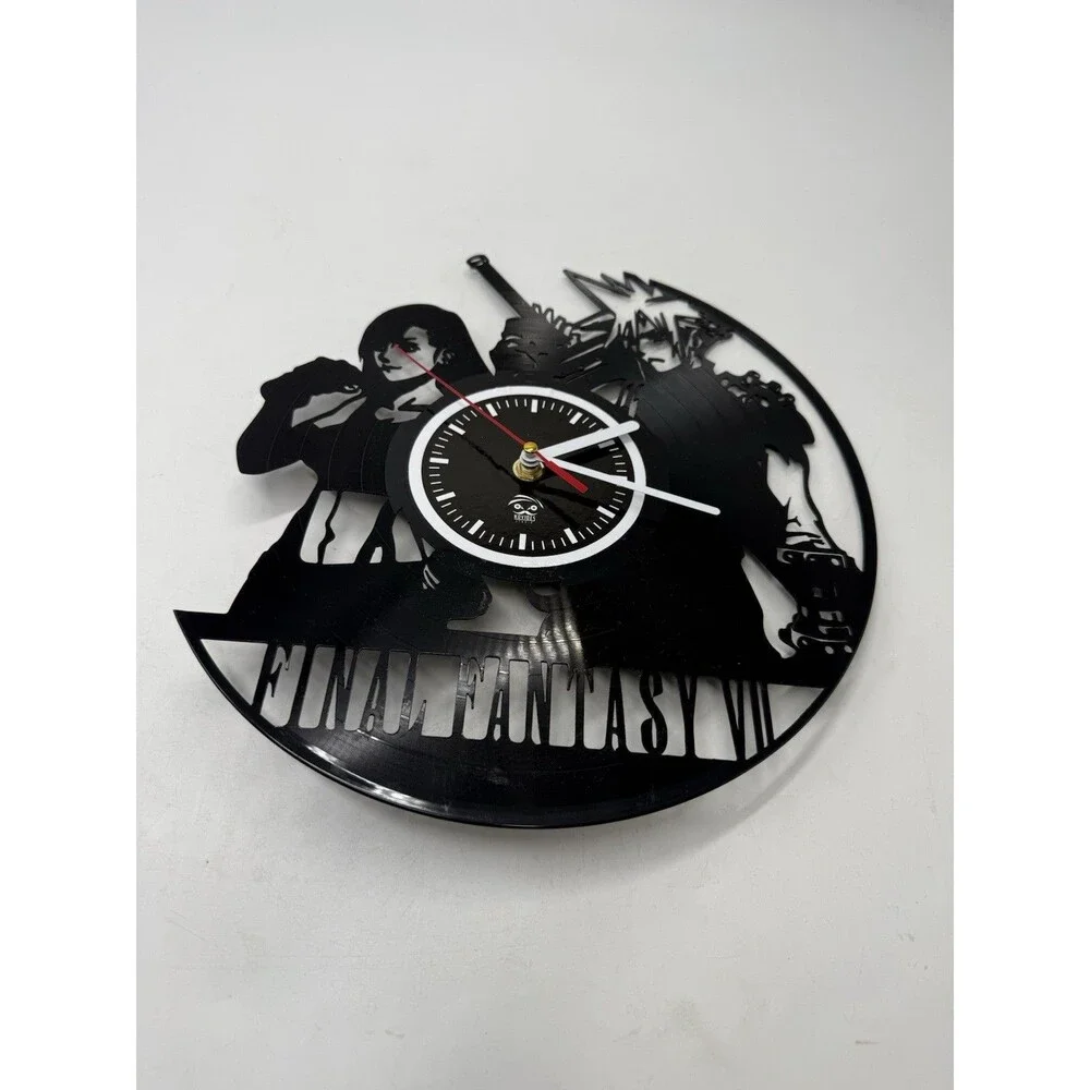 Final Fantasy VII 7 / FFVII / FF7 Game Vinyl Record Clock